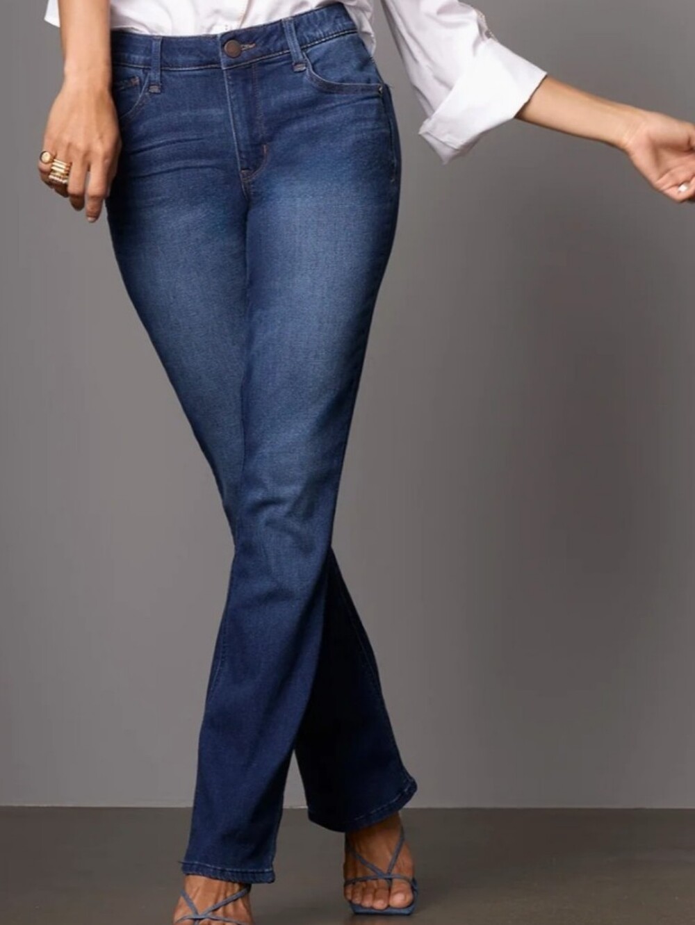 Wit & Wisdom Dark Blue Flare Jeans